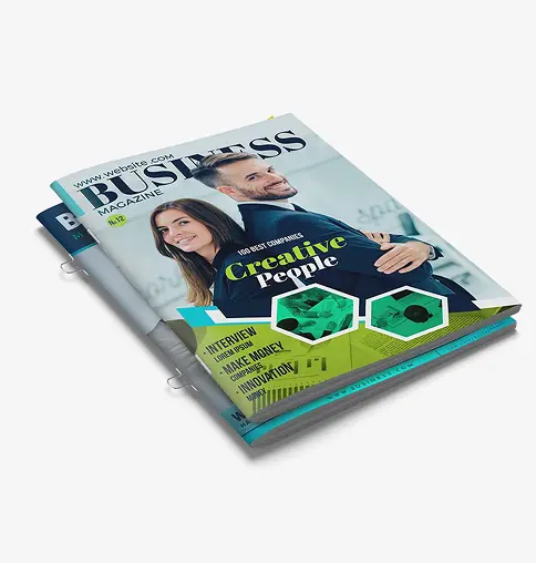 Gepersonaliseerdemagazines voor beurzen en marketingcampagne