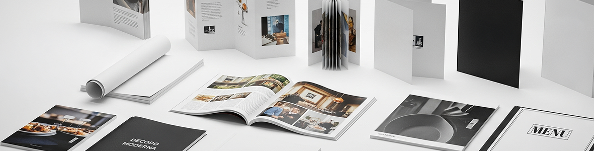 Papier 120–170 g/m² voor brochures, flyers, menukaarten en communicatiemateriaal