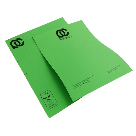 Papiers à lettre avec couleurs spéciales