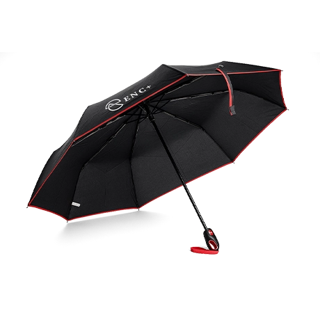 Parapluie de poche noir personnalisé