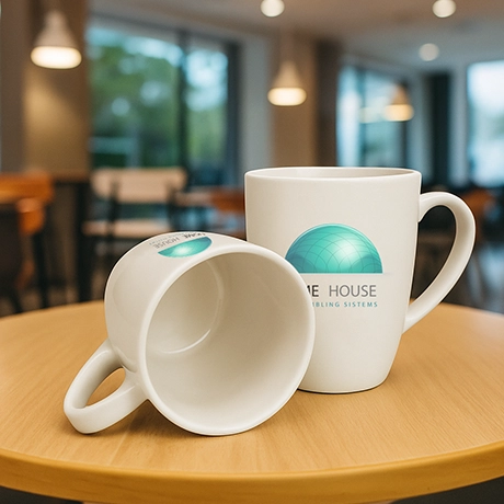 Tasses en porcelaine coniques