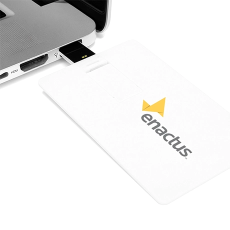 USB-creditcard, wit