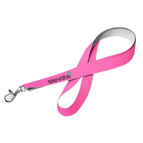 Fluo lanyards met standaardtekst