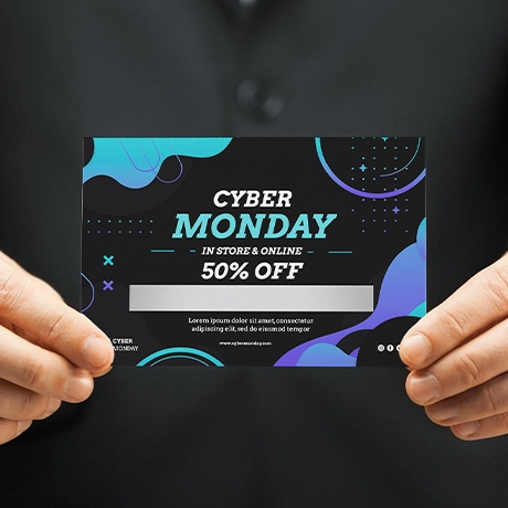 Flyers avec zones à gratter personnalisables