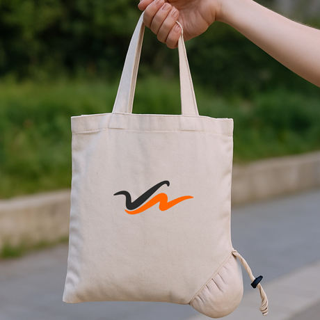 Sacs en coton pliables
