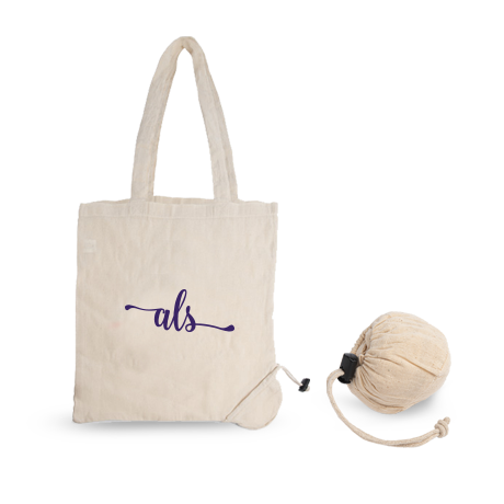 Sac pliable en coton personnalisé