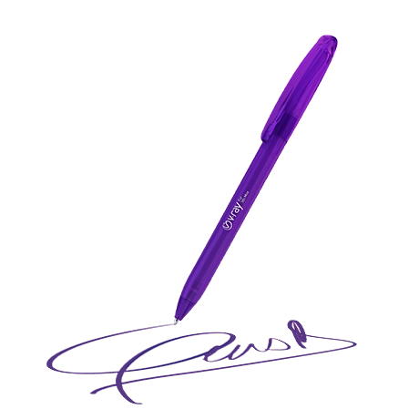 Stylos à bille givré