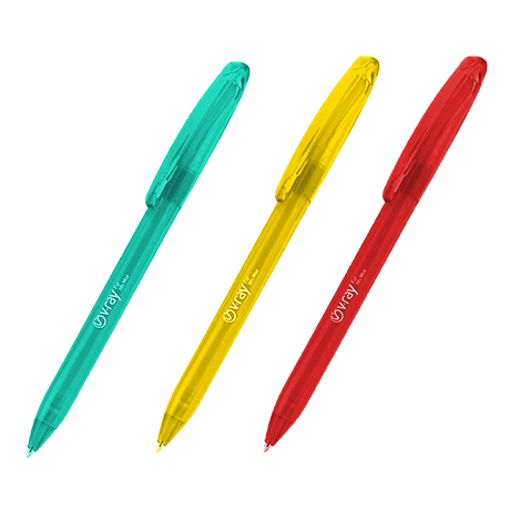 Stylo à bille givré personnalisé