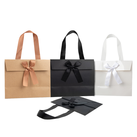 Sac cadeau avec ruban en satin personnalisé