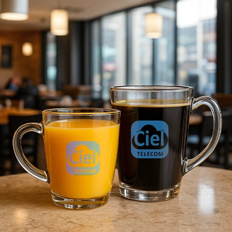 Tasses en verre