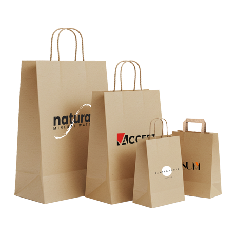 Sac en papier d’herbe personnalisé