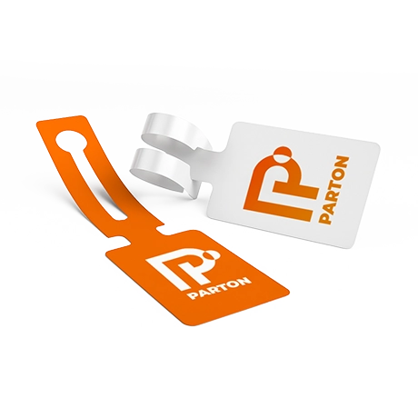 Étiquette personnalisée à accrocher sur produit