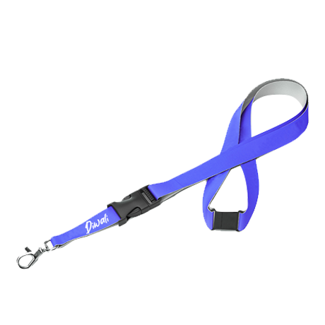 Lanyards met klikgesp en veiligheidssluiting