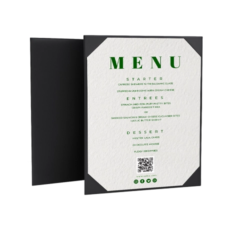 Planches de menu rigides personnalisées