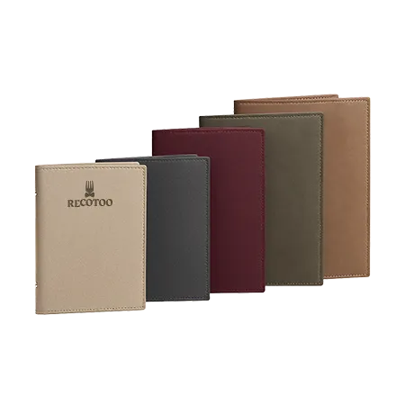 Carte de menu souple personnalisée pour professionnels