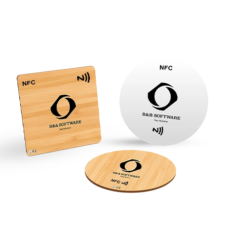 Dessous de verre NFC personnalisé connecté
