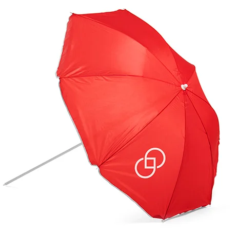 Parasol de plage personnalisé pour protection solaire