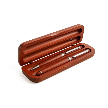 Parure de stylos en bois